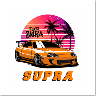 Toyota Supra MK4 Posters and Art